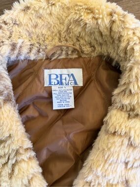BFA Classics Women’s Faux Fur Coat in Light Tan